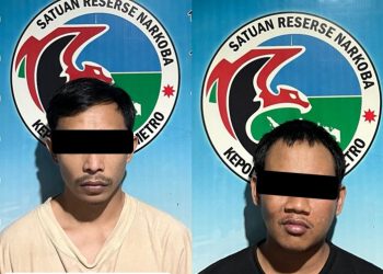 Satresnarkoba Polres Metro Ungkap Kasus Sabu, Dua Pria Diamankan di Lokasi Berbeda