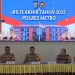 Polres Metro Gelar Rilis Akhir Tahun 2025, Kapolres Paparkan Capaian Kinerja dan Imbauan Perayaan Tahun Baru