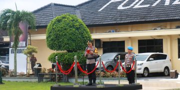 Polres Lampung Timur Gelar Apel Pasukan Operasi Keselamatan Krakatau 2026