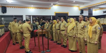 Wali Kota Metro Lantik 17 Pejabat Eselon II