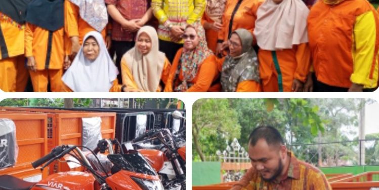 HPSN 2026 Wali Kota Metro Salurkan Bantuan Bentor dan Kontainer Bin