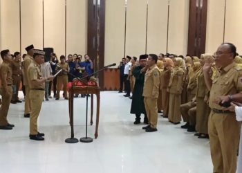 Wali Kota Metro Lantik 100 Pejabat, Langkah Strategis Wujudkan Pemerintahan Good Governance