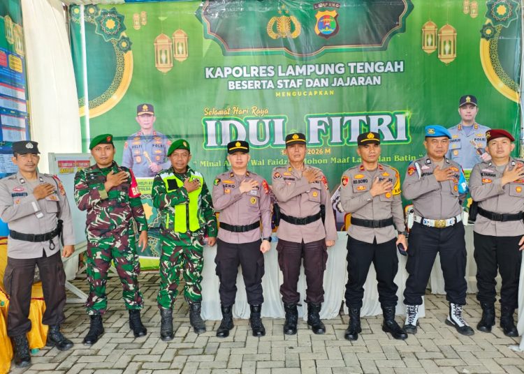 Ops Ketupat Krakatau 2026, Si Dokkes Polres Lampung Tengah Gelar Patroli Kesehatan ke Pos Pengamanan