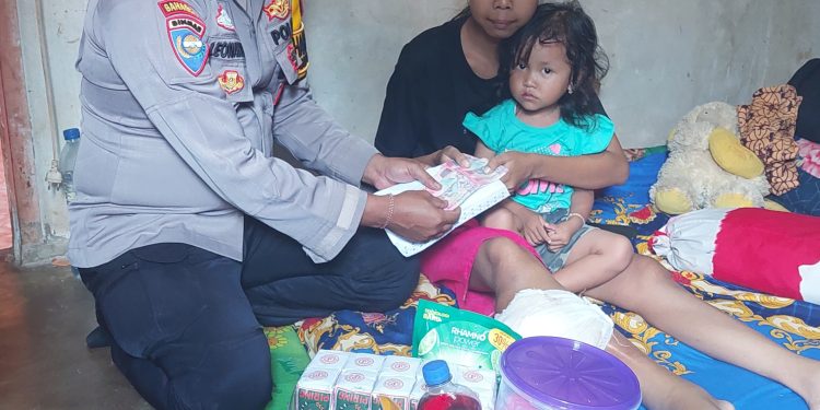 AIPDA LEONARDO SALURKAN DONASI KEPADA PENDERITA TUMOR GANAS, HARI INI