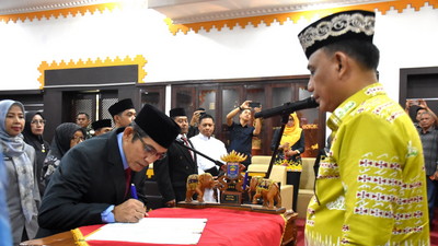 Segarkan Birokrasi, Wali Kota Metro Lantik 43 Pejabat Baru