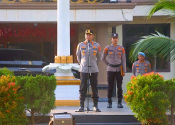 Pimpin Apel May Day, Kapolres Lampung Tengah Beri Peringatan Keras: Jaga Disiplin dan Jauhi Narkoba !
