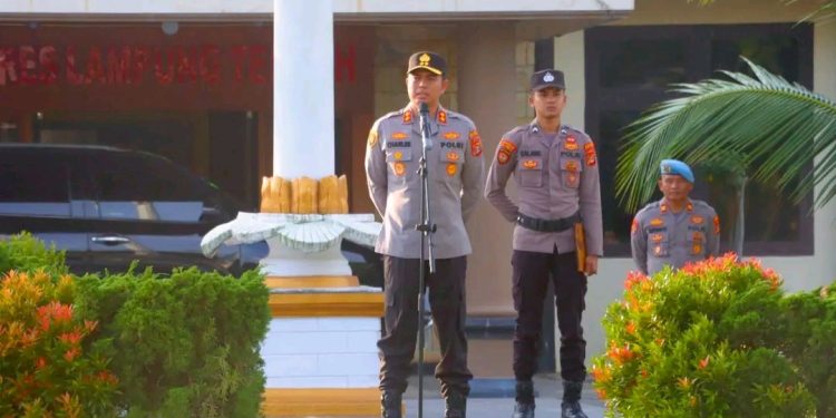 Pimpin Apel May Day, Kapolres Lampung Tengah Beri Peringatan Keras: Jaga Disiplin dan Jauhi Narkoba !