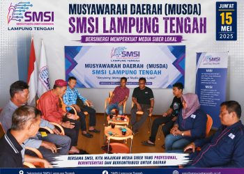SMSI Lamteng Gelar Rapat Musda, Indra Alamsyah Secara Aklamasi Terpilih menjadi Ketua