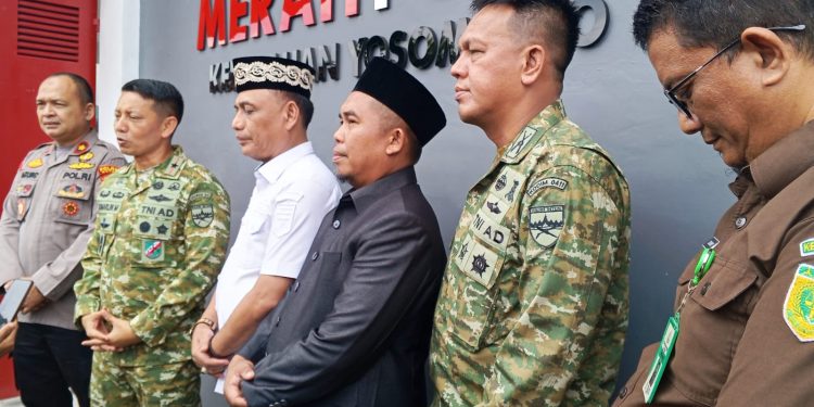Danrem 043/Gatam Ikuti Launching 1.061 Koperasi Desa/Kelurahan Merah Putih Secara Virtual Bersama Presiden RI di Kota Metro