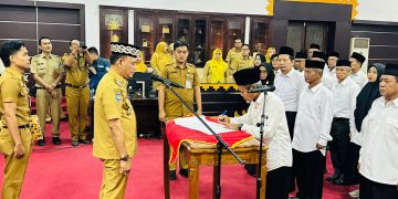 Pengukuhan Forum Kota Sehat, Wali Kota Metro Targetkan Raih Swasti Saba Wistara 2027