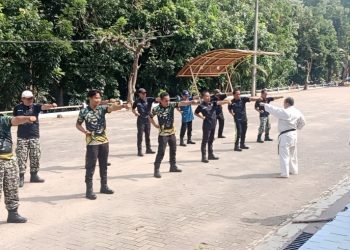 Perkokoh Pertahanan,IWO Kota Metro Ikuti Pelatihan Dasar Bela Negara Melalui Forum Kader Bela Negara