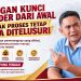 JANGAN KUNCI TENDER DARI AWAL JEJAK PROSES TETAP BISA DITELUSURI