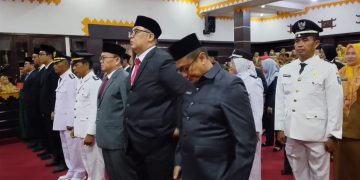 Sekda Ahmad Hariyanto Lantik Pejabat Administrator Dan Pengawas Dilingkungan Pemkot Metro