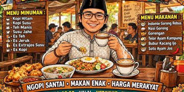 Buruan Mampir! Warkop Tenda Pakwo Sajikan Soto Ayam Kampung Jos Dengan Harga Bersahabat