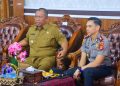 Perkuat Kolaborasi Keamanan dan Pembangunan, Kapolres Lampung Tengah Temui Plt. Bupati