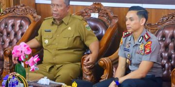 Perkuat Kolaborasi Keamanan dan Pembangunan, Kapolres Lampung Tengah Temui Plt. Bupati