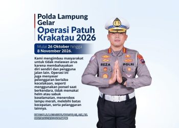 Polda Lampung Kerahkan 702 Personel dalam Operasi Patuh Krakatau 2026, Pelawan Arus Jadi Target Utama