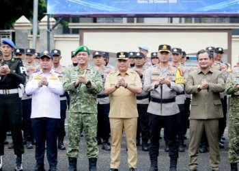 Wali Kota Metro Hadiri Apel Gelar Pasukan Operasi Patuh Krakatau 2026, Sinergikan Dukungan untuk Keselamatan Berlalu Lintas